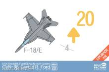 Magic Factory 6501 - U.S. Navy Gerald R. Ford-class Aircraft Carrier- USS Gerald R. Ford CVN-78 (Upgraded Version)