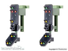 Viessmann 4751 - H0 Ausfahrsignalköpfe mit Vorsignal und Multiplex- Technologie, 2 Stück