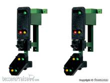 Viessmann 4753 - H0 Einfahrsignalköpfe mit Vorsignal und Multiplex- Technologie, 2 Stück