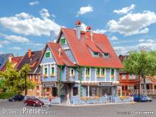 Vollmer 47660 - Supermarkt mit Inneneinrichtung und LED-Beleuchtung, Funktionsbausatz