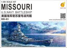 Very Fire VF350903 - 1:350 USS Missouri BB-63