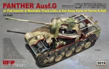 Rye Field Model RM-5019 - Panther Ausf.G with full interior & cut away parts in 1:35