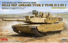 Rye Field Model RM-5026 - M1A2 TUSK I/ TUSK II WITH FULL INTERIOR in 1:35
