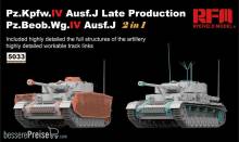 Rye Field Model 5033 - Pz.kpfw.IV Ausf.J late production /Pz.beob.wg.IV Ausf.J w/workable track links