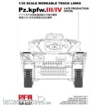 Rye Field Model 5037 - Workable track links for Pz.III/IV.late production (40cm)