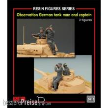 Rye Field Model 2015 - Observation German tank man and captain(2 resin figures)
