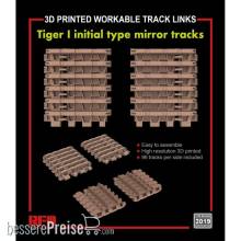 Rye Field Model 2019 - Workable track links for Tiger I initial type mirror tracks (3D printed )