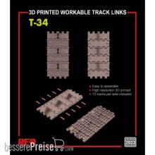 Rye Field Model 2023 - Workable track links for T-34 (3D printed )
