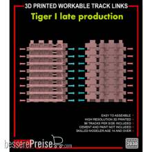 Rye Field Model 2030 - 3D printed Workable track links for Tiger I late