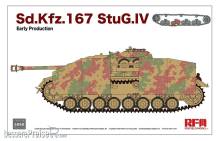 Rye Field Model 5060 - Sd.Kfz.167 StuG.IV Early Production w/workable track links, without interior