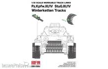 Rye Field Model 5084 - 1/35 Workable Winterketten Tracks for Pz.Kpfw. III/IV