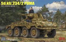 Rye Field Model 5110 - Sd.kfz 234/2 Puma w/ Engine Parts