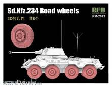 Rye Field Model 2073 - Sd.Kfz. 234 Road Wheels 3D Printed (8 pcs.)