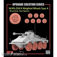 Rye Field Model RFM2076 - Sd.Kfz.234/4 3D Printed Wheels Type A (8 pcs)