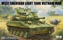 Rye Field Model RFM5142 - M551 Sheridan Light Tank Vietnam War