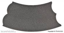 Vollmer 48246 - H0 Straßenplatte Kopfsteinpflaster, 45°-Kurve Radius 15 cm