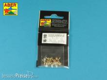 Aber Models 16110 - Turned imitation of Hexagonal bolts & nuts 1,6 x 4,0 mm x 15 pcs. And 1,6mm nuts x 10 pcs.