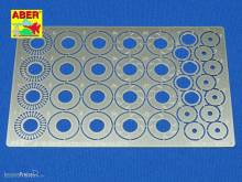 Aber Models 24023 - Standard slotted discs 13mm