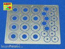 Aber Models 24024 - Standard drilled discs 12mm