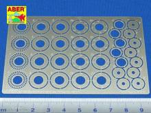 Aber Models 24025 - Standard slotted discs 12mm