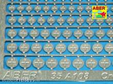Aber Models 35 A108 - Cross type screaw heads