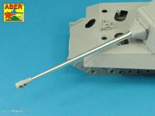 Aber Models 35 L-167 - German 7,5cmKwK42L/70 gun barrel without muzzle brake for Panther Ausf. A/D/G or Panther II