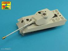 Aber Models 35 L-248 - Barrel for German 8,8cm Kw.K 43/3 L/71 (two part) gun used on Tiger B Porsche turret-late