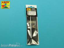 Aber Models 35 L-304 - 7,5cm gun barrel with single baffle muzzle brake for German Tank Tiger I, Ausf.H2 (Dragon)