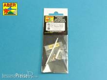Aber Models 48 L-22 - German Two part 8,8cm Pak 43/3 (L/71) Barrel for Jagdpanther G1-Late & G2