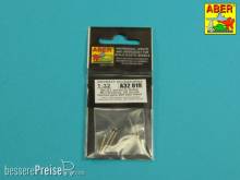 Aber Models A32 019 - Set of 2 barrels for British Browning .303 aircraft machine guns with flash hiders