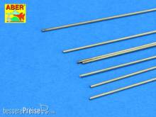 Aber Models BR 07 - Brass round rods 0,7mm length 250mm x7pcs