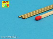 Aber Models BT 13X02 - Brass Tubes 1,3x0,2mm lenght 250mm x 4 pcs.