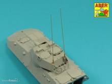 Aber Models R-44 - Set of 2 NATO antennas with mount bases