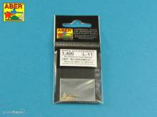 Aber Models RE-400-L11 - Set of barrels for Polish Destroyer Blyskawica 102mm x 8 40mm x 4 20mm x 4
