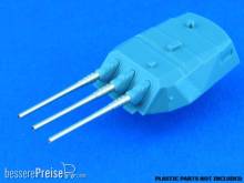 Aber Models RE-700 L05 - Set of 9 pcs 460 mm barrels for ships Richelieu,Jean Bart