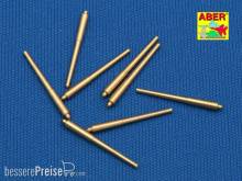 Aber Models RE-700 L08 - Set of 8 pcs 381mm long barrels for turrets without antiblast covers ships Hood