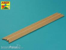 Aber Models WR4 - Wood round rods 4mm length 250mm x 8 pcs.