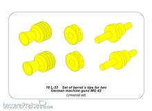 Aber Models 16 L-33 - Set of barrels tips for two German machine guns MG 42