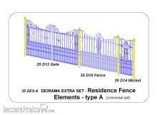 Aber Models 35 DES-A - Residence Fence Elements - type A