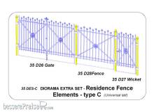 Aber Models 35 DES-C - Residence Fence Elements - type C