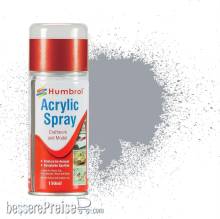 Humbrol 487165 - Nr. 165 Mittleres Seegrau, satiniert, Sprühdose, 150 ml