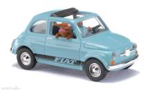 Busch 48735 - Fiat 500 mit Fahrer und Hund