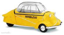 Busch 48820 - Messerschmitt Kabinenroller KR 200, Werra Post, Gelb
