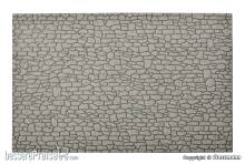 Vollmer 48824 - G Mauerplatte Bruchstein, grau, L 40 x B 30 cm