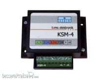 Tams Elektronik 49-01147-01 - KSM-4 I Kehrschleifenmodul für digitale Anlagen, Fertig-Gerät (im Gehäuse)