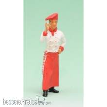 Prehm-Miniaturen 500024 - Koch mit roter Mütze und Schürze