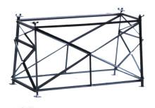 Hack Brücken 50050 - Pfeiler für amerik. Trestle Bridges, 150mm lang, 89mm hoch - Typ TP89-15