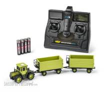 Carson 500504174 - 1:87 MB Trac 1800 grün + 2 Anhänger100%