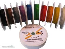 Schönwitz 50080 - 25 Meter Miniaturkabel Litze LIFY 0,05mm² schwarz
