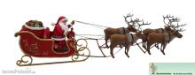 Prehm-Miniaturen 500800 - Art.Nr. 500800 - Santa mit Rentierschlitten